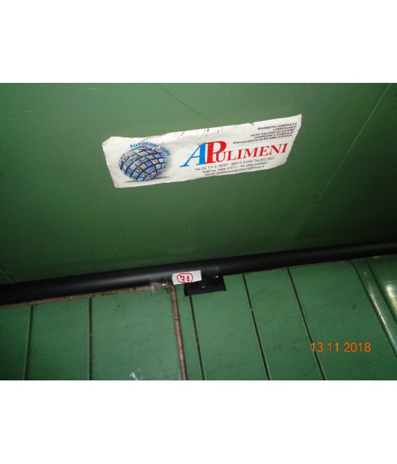 A6398401120 9116 BARRA LOGITUDINALE TETTO RAILS DX NERO MERCEDES VITO KOMBI