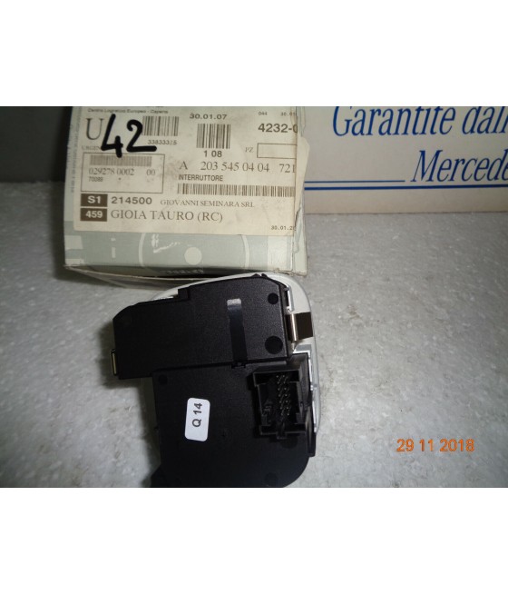 GRUPPO INTERRUTTORE COMANDO LUCI MERCEDES CLASSE C W203