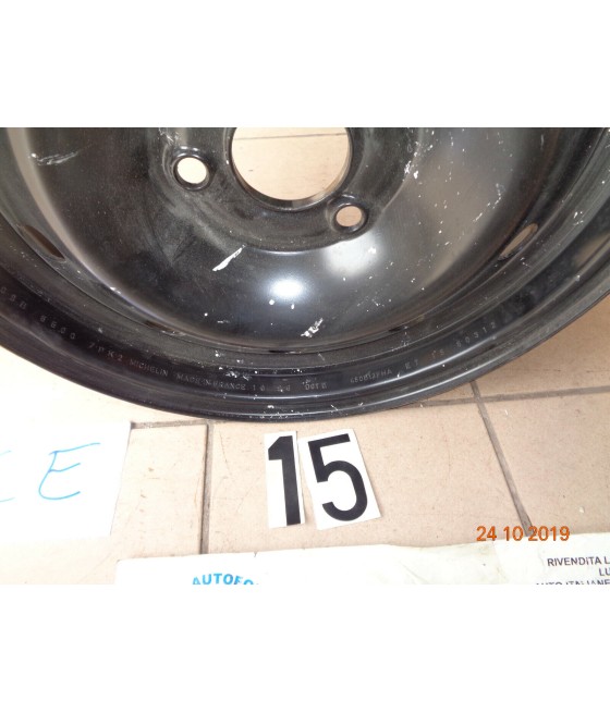 CERCHIO CERCHIONE RUOTA IN FERRO (4½X13-3 FORI) CITROEN SAXO 96- MICHELIN