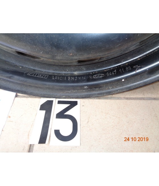 7607683 CERCHIO CERCHIONE RUOTA FERRO FIAT TIPO 16V TEMPRA SW 5½JX14H ORIGINALE