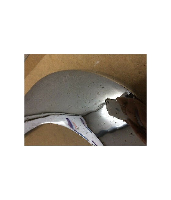 4154731 PARAURTI POSTERIORE CROMATO FIAT 125 BERLINA SPECIAL ORIGINALE