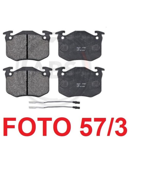 20632 SERIE PASTIGLIE FRENO...