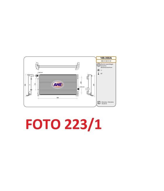 734361 109.355/A RADIATORE...