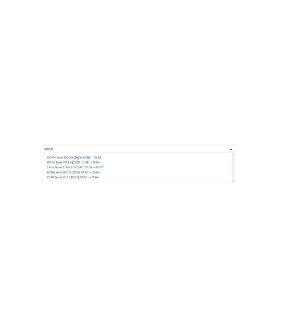 FILTRO OLIO LAND ROVER 88 109 ROVER 100 80 P4 95 P4