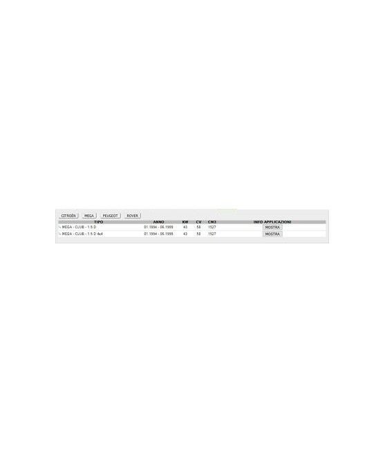 FILTRO GASOLIO CITROEN AX 1.4 D 1.5 D PEUGEOT 106 1.4 D 1.5 D ROVER METRO 1.5 D