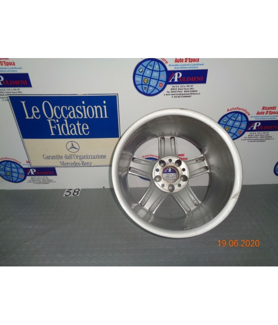 A1714010202 CERCHIO RUOTA POSTERIORE LEGA (8JX16H2 ET30) MERCEDES SLK R171 USATO