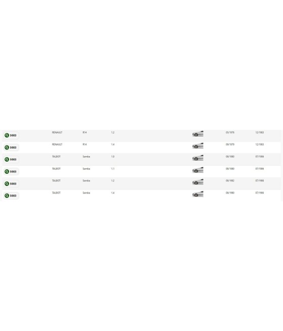 COPPIA DISCHI FRENO ANTERIORE CITROEN LN-LNA-VISA-PEUGEOT 104 SAMBA-RENAULT R14