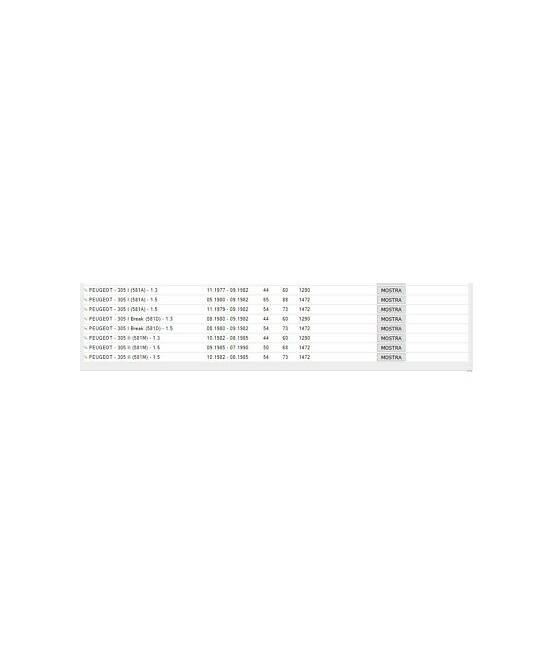 FILTRO OLIO CITROEN BX X15 LNA VISA PEUGEOT 104 204 205 304 305