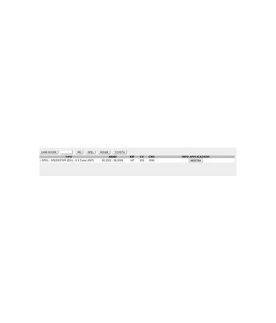 FILTRO BENZINA LAND ROVER FREELANDER MG OPEL SPEEDSTER ROVER R100 200 25 400