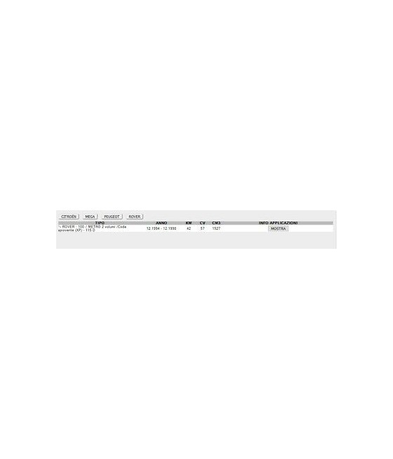 FILTRO GASOLIO CITROEN AX 1.4 D 1.5 D PEUGEOT 106 1.4 D 1.5 D ROVER METRO 1.5 D