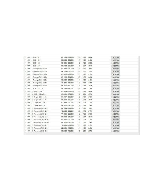 FILTRO ARIA ALPINA B3 BMW SERIE 3 E36 E46 SERIE 5 E39 X3 Z3 Z4 ROVER 200 400