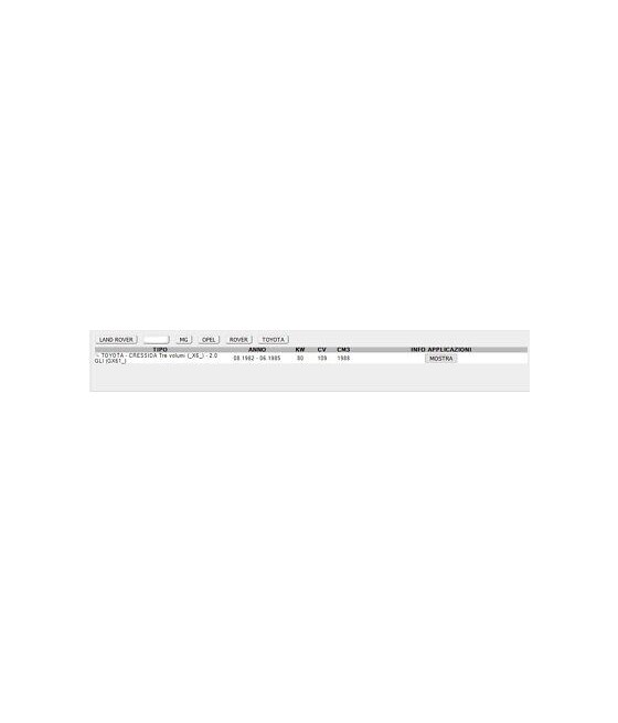 FILTRO BENZINA LAND ROVER FREELANDER MG OPEL SPEEDSTER ROVER R100 200 25 400