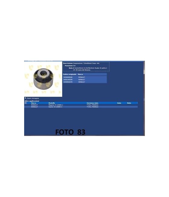 SB24097 SILENTBLOCK BRACCIO...