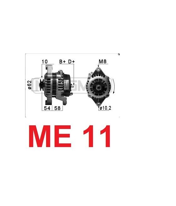 210155B ALTERNATORE 12V...