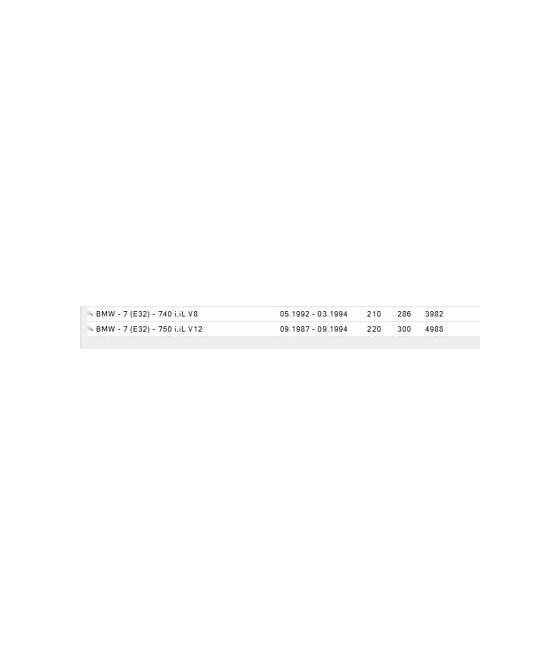 KIT CUSCINETTO RUOTA POSTERIORE BMW SERIE 5 E28-E34-SERIE 6 E24-SERIE 7 E23-E32