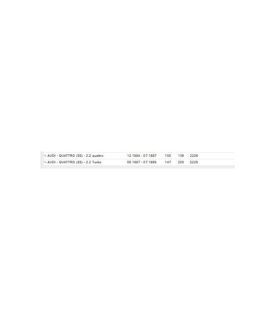 KIT CUSCINETTO RUOTA ANTERIORE AUDI 80-90-100-200-COUPE'-QUATTRO