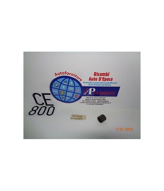 K20X28X25 CUSCINETTO GABBIA...