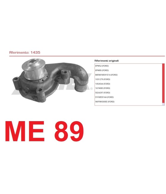 PA589A POMPA ACQUA FORD...