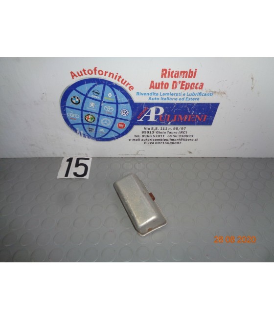 POSACENERE PORTACENERE CRUSCOTTO FIAT 1100 R CROMO/NERO GROFFATO ORIGINALE