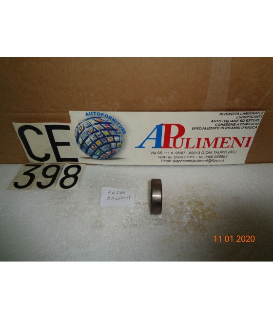 36266 CUSCINETTO RADIALE A SFERE 22X50X14