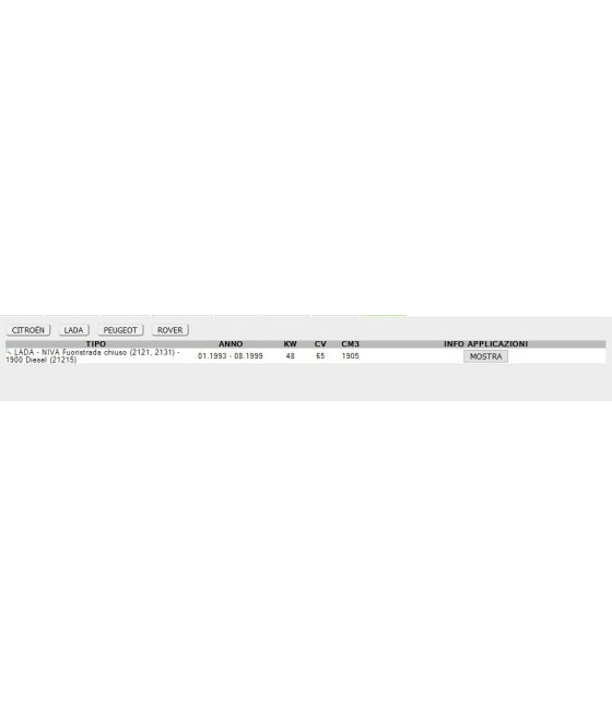 POMPA ACQUA BERLINGO BX C15 VISA ZX LADA NIVA PEUGEOT 205 305 306 309 405 GGT