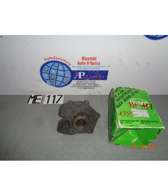 PA296 POMPA ACQUA FORD TRANSIT 2.5 DS 83--86 GGT