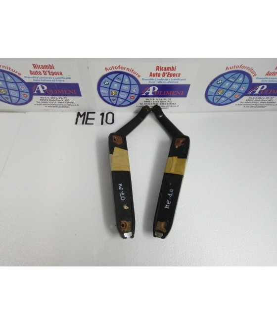 COPPIA BRACCIOLI PORTA ANTERIORE POSTERIORE DX SX NERO FIAT 132 GLS