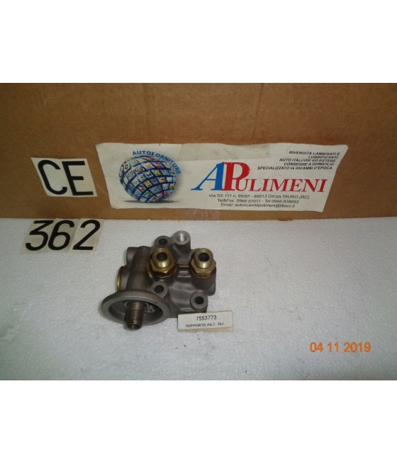 7553773 SUPPORTO FILTRO GASOLIO LANCIA DELTA R/86 1986--1992