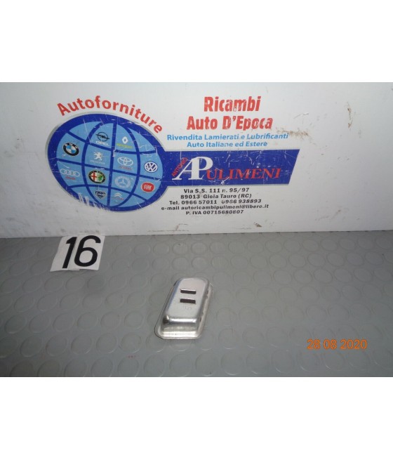 POSACENERE PORTACENERE BRACCIOLO POSTERIORE SX FIAT 124 ALLUMINIO/NERO