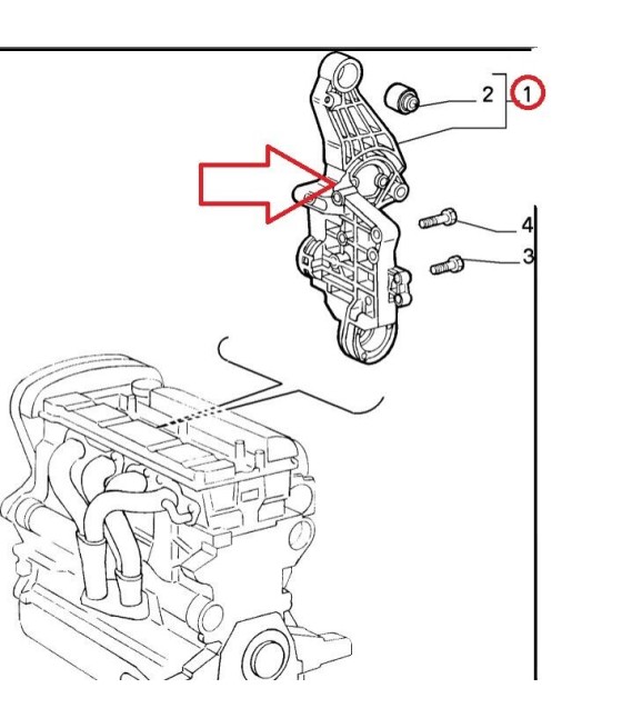 SUPPORTO MOTORE FLANGIA DIFFERENZIALE DEDRA DELTA FL/94 ALFA 146 155 GTV SPIDER
