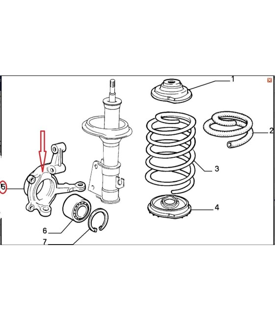 82456480 MONTANTE FUSELLO ANTERIORE DX C/ABS FIAT CROMA IE-IE TB TURBO DS THEMA
