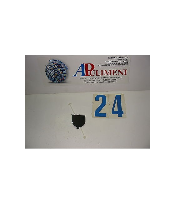 130825 TAPPO GANCIO TRAINO (STOPPER) PARAURTI POSTERIORE FIAT 500 07- CROMATO
