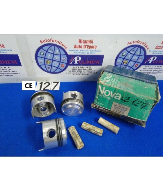 SERIE PISTONI 3PZ ø 80 + 0,4 FIAT 125 124 COUPE' SPORT SPIDER 1.6cc 1969--