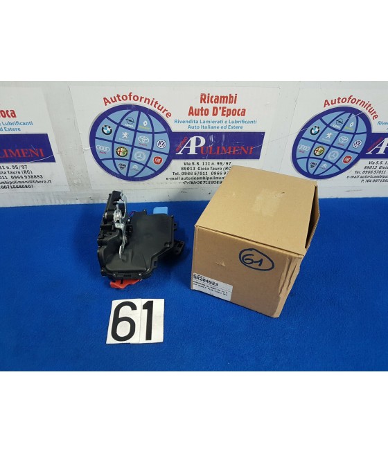 SERRATURA PORTA POSTERIORE SX VOLKSWAGEN GOLF MK5 JETTA TUAREG BLU 7 PIN