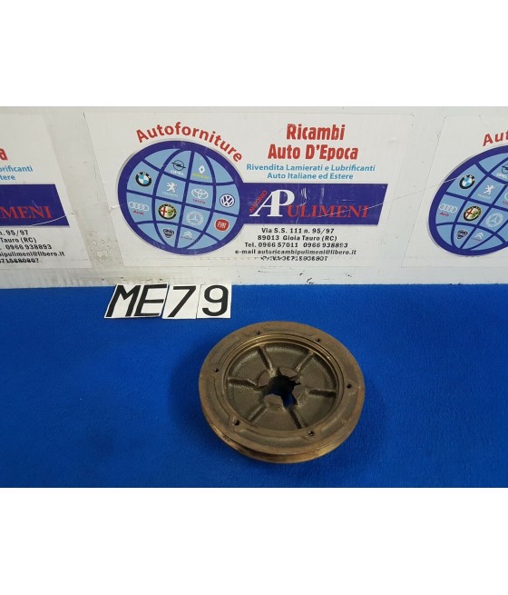 PULEGGIA ALBERO MOTORE FIAT 500 F L R 126 126 PERSONAL EST. Ø 153 mm INT. Ø 36