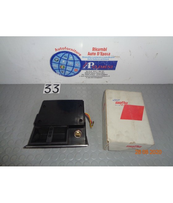 4322506 POSACENERE PORTACENERE CRUSCOTTO FIAT 131 IN PELLE CROMATO
