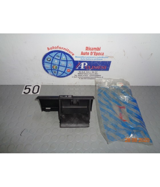 181654280 POSACENERE PORTACENERE CRUSCOTTO FIAT CINQUECENTO NERO