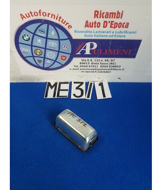 POSACENERE PORTACENERE CRUSCOTTO METALLO FIAT 500 L 126 600 NERO GROFFATO