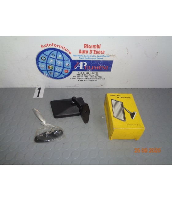 SPECCHIETTO RETROVISORE A VITI DX SX APPLICAZIONI VARIE UNIVERSALI AUTO D'EPOCA