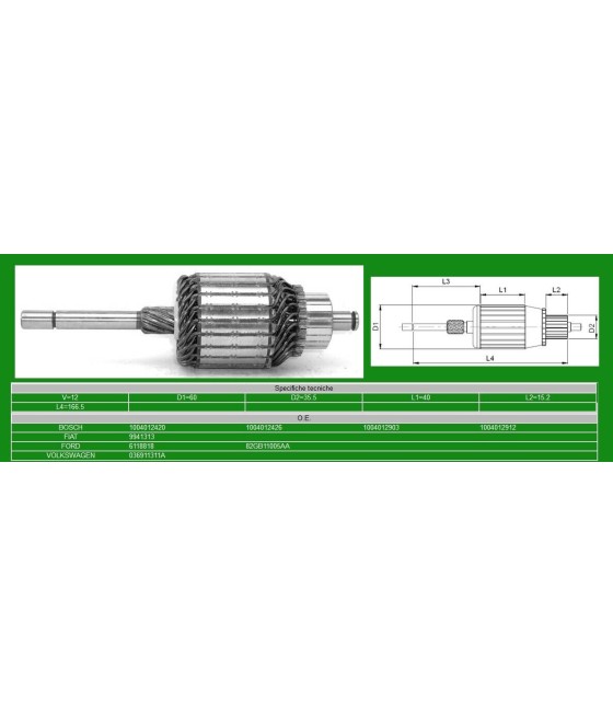 1004012420 BOSCH MT100239 INDOTTO MOTORINO AVVIAMENTO FIAT PANDA 4X4 