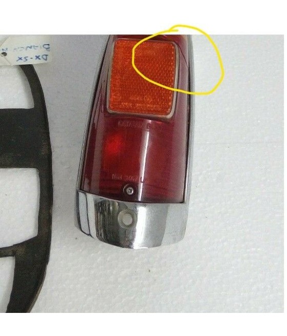 FANALE POSTERIORE DX-SX AUTOBIANCHI BIANCHINA 2° SERIE METALLO CATALUX (ROTTA)
