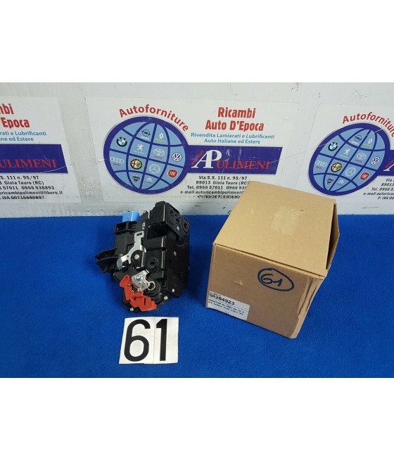 SERRATURA PORTA POSTERIORE SX VOLKSWAGEN GOLF MK5 JETTA TUAREG BLU 7 PIN