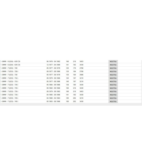 POMPA FRIZIONE BMW SERIE 3 E21 E30 SERIE 5 E12 SERIE 6 E24 SERIE 7 E23 LOCKHEED