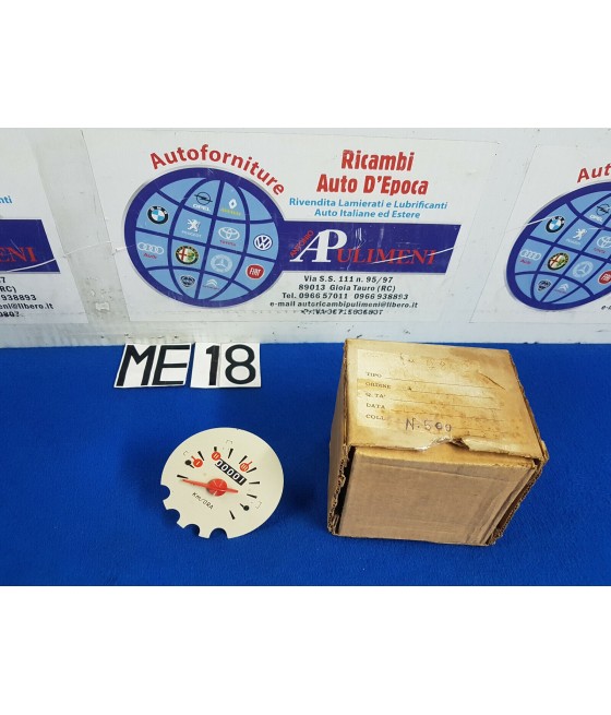 STRUMENTO CONTACHILOMETRI FIAT 500 N D 1959-- (SCALA KM 110) ORIGINALE