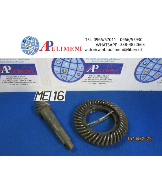 COPPIA CONICA FIAT 124...