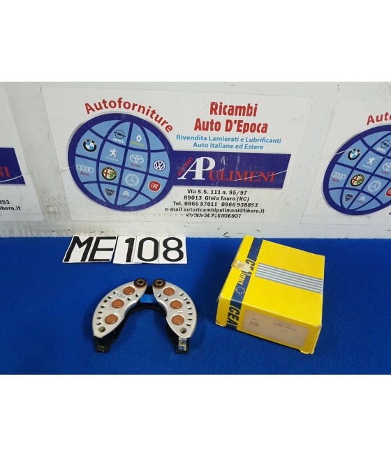RADDRIZZATORE PIASTRA DIODI ALTERNATORE CEA 12V PORSCHE 911 SC TARGA COUPE' 930