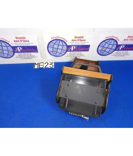 MOBILETTO CONSOLE TUNNEL CENTRALE PORTARADIO PELLE FIAT 124 SP. (DIFETTI PELLE)