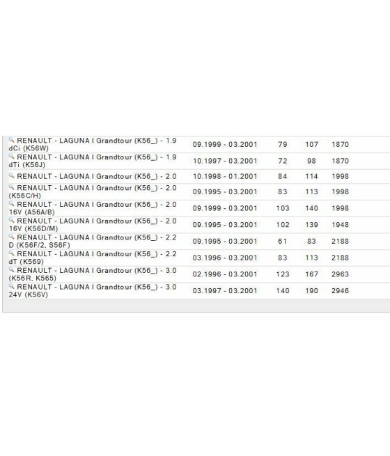 16977 6000022737 TESTINA SCATOLA STERZO SX RENAULT CLIO II LAGUNA I