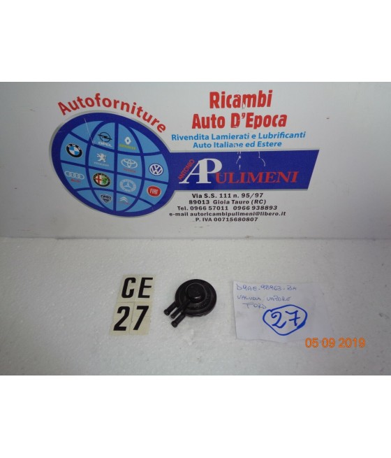 VALVOLA VAPORE SERBATOIO FORD ESCORT MK III GRANADA CANISTER FAIRMONT