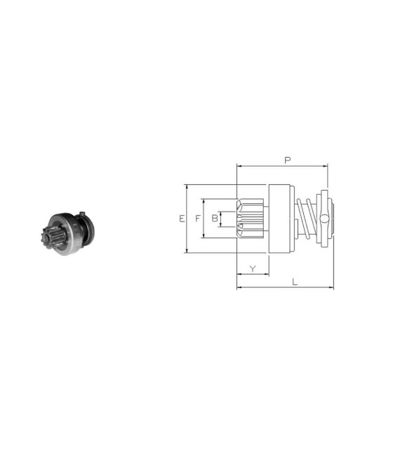PIGNONE MOTORINO AVVIAMENTO AGRIGULL BEDFORD BMW CHRYSLER FERRARI FIAT GOLDONI 